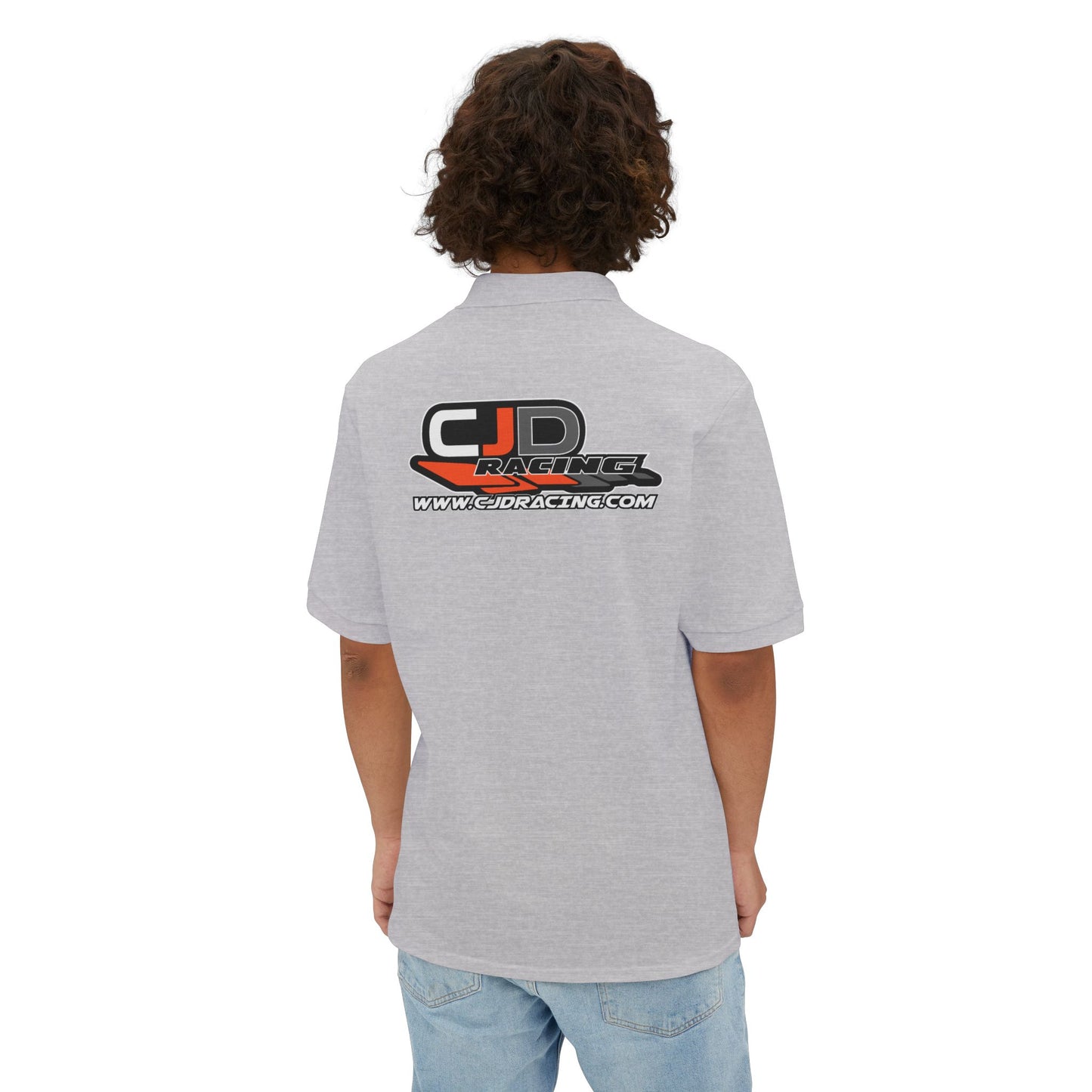 Racing Graphic Men's Polo Shirt - Cool Vintage Style, Casual Wear, Perfect for Car Enthusiasts, Gift for Dads, Summer Outings