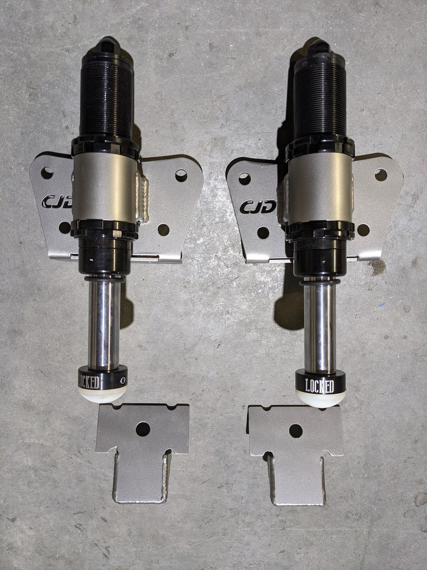 Frontier bolt on rear bump stop mounts