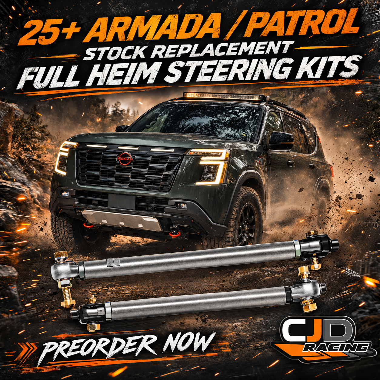 2025+ Armada/ Patrol steering kits are here! – CJD Racing