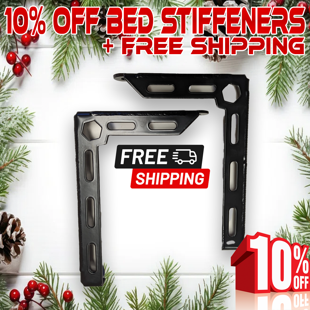 12 Deals Of Xmas - 10% OFF Tacoma Bed Stiffeners + Free Shipping