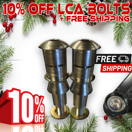 12 Deals Of Xmas - 10% OFF LCA Low Profile Bolts + Free Shipping