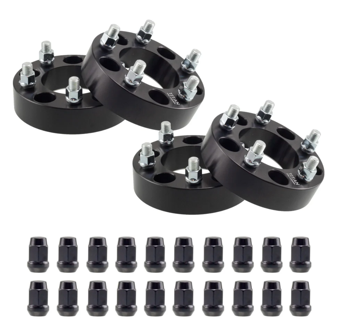 1" (25mm) Wheel Spacers for Infiniti and Nissan Trucks SUVs | 6x5.5 (6x139.7) | 12x1.25 Studs