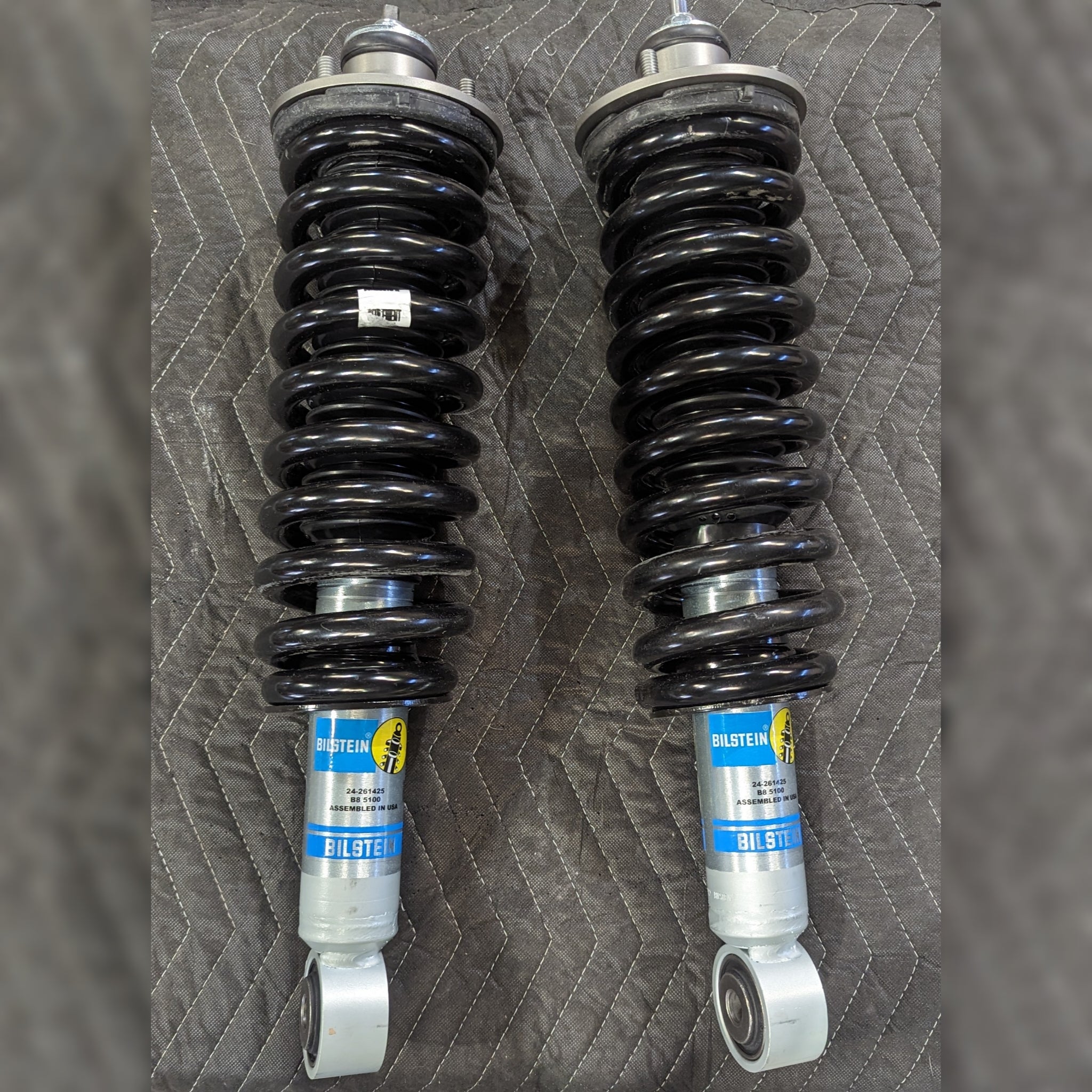 Assembled Bilstein 5100 Tundra struts - Titan swap length – CJD Racing